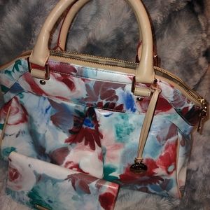 Brahmin Louise Floral bag and wallet set